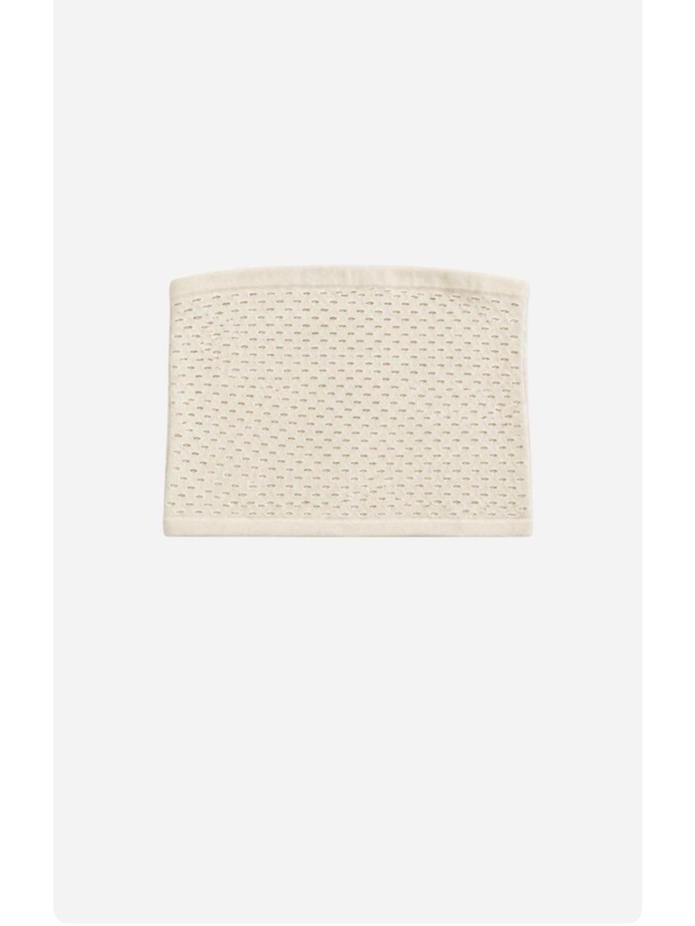 aerie Cream Ribbed Bandeau